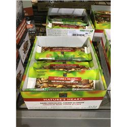 Nature's Heart Dark Chocolate, Cherry, and Coffee Bars(12 x 35g)