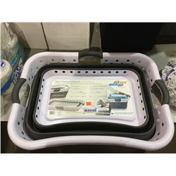 Space-Saving Contoured Laundry Basket