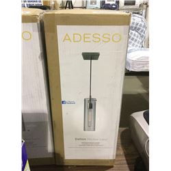 Adesso Dalton Pendant Lamp - Brass Finish, Clear Glass Shade w/ Bulb