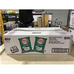 Case of Lays Salt and Vinegar Chips (40 x 40g)