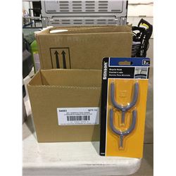 Case of 12 2PC Screw-In Tool Bicycle Hooks