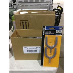 Case of 12 2PC Screw-In Tool Bicycle Hooks