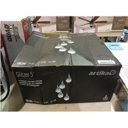 Artika Glitzer 5-Pendant LED Light Fixture