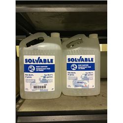 Solvable Hand Sanitizer (3.78L) Lot of 2