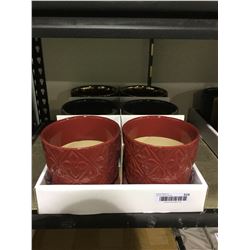 Round Pot Assorted Colors (6 x 6 x 5.5") Lot of 6