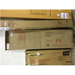 Walker Edison 55" Wood Ladder Bookshelf - White - Model: BS55LDWH