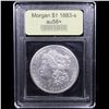 Image 4 : ***Auction Highlight*** 1883-s Morgan Dollar $1 Graded Choice AU/BU Slider+ BY USCG (fc)