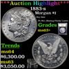 Image 1 : ***Auction Highlight*** 1883-s Morgan Dollar $1 Graded Select+ Unc BY USCG (fc)