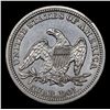 Image 3 : ***Auction Highlight*** 1847-p Briggs 4-D Seated Liberty Quarter 25c Graded Select Unc By USCG (fc)