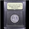 Image 4 : ***Auction Highlight*** 1847-p Briggs 4-D Seated Liberty Quarter 25c Graded Select Unc By USCG (fc)