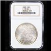 Image 2 : NGC 1885-p Morgan Dollar $1 Graded ms64 By NGC