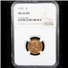 Image 2 : 1932-p Lincoln Cent 1c Graded ms66 rd By NGC