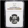 Image 2 : Proof NGC 1952 Washington Quarter 25c Graded pr67 By NGC