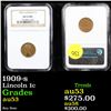 Image 1 : NGC 1909-s Lincoln Cent 1c Graded au53 By NGC