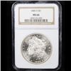 Image 2 : NGC 1880-s Morgan Dollar $1 Graded ms66 By NGC