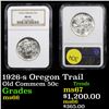 Image 1 : NGC 1926-s Oregon Trail Old Commem Half Dollar 50c Graded ms66 By NGC