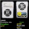 Image 1 : Proof NGC 1960 Franklin Half Dollar 50c Graded pr67 By NGC