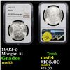 Image 1 : NGC 1902-o Morgan Dollar $1 Graded ms63 By NGC