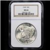 Image 2 : NGC 1923-p Peace Dollar $1 Graded ms64 By NGC