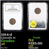 Image 1 : NGC 1914-d Lincoln Cent 1c Graded g6 By NGC