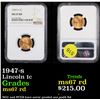 Image 1 : 1937-d Lincoln Cent 1c Graded ms66 rd By NGC