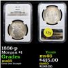 Image 1 : NGC 1886-p Morgan Dollar $1 Graded ms65 By NGC