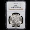 Image 2 : NGC 1899-o Morgan Dollar $1 Graded ms63 By NGC
