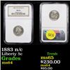 Image 1 : NGC 1883 n/c Liberty Nickel 5c Graded ms64 By NGC