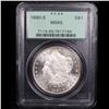 Image 2 : PCGS 1880-s Morgan Dollar $1 Graded ms65 By PCGS