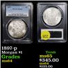 Image 1 : PCGS 1897-p Morgan Dollar $1 Graded ms64 By PCGS