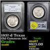 Image 1 : PCGS 1937-d Texas Old Commem Half Dollar 50c Graded ms66 By PCGS