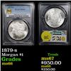 Image 1 : PCGS 1879-s Morgan Dollar $1 Graded ms66 By PCGS