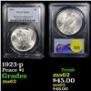 Image 1 : PCGS 1923-p Peace Dollar $1 Graded ms62 By PCGS