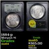 Image 1 : PCGS 1884-p Morgan Dollar $1 Graded ms64 By PCGS