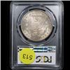 Image 3 : PCGS 1881-s Morgan Dollar $1 Graded ms63 By PCGS