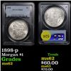 Image 1 : PCGS 1898-p Morgan Dollar $1 Graded ms62 By PCGS