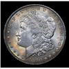 Image 2 : ***Auction Highlight*** 1880-p Rainbow Toned Morgan Dollar $1 Graded Choice+ Unc By USCG (fc)