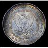 Image 3 : ***Auction Highlight*** 1880-p Rainbow Toned Morgan Dollar $1 Graded Choice+ Unc By USCG (fc)