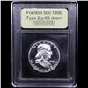 Image 4 : Proof ***Auction Highlight*** 1956 Type 2 Franklin Half Dollar 50c Graded GEM++ Proof Deep Cameo BY 