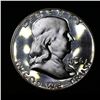 Image 6 : Proof ***Auction Highlight*** 1956 Type 2 Franklin Half Dollar 50c Graded GEM++ Proof Deep Cameo BY 