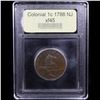 Image 4 : ***Auction Highlight*** 1788 NJ Colonial Cent 1c Graded xf+ BY USCG (fc)