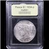 Image 4 : ***Auction Highlight*** 1934-p Peace Dollar $1 Graded Choice+ Unc BY USCG (fc)