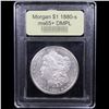 Image 4 : ***Auction Highlight*** 1880-s Morgan Dollar $1 Graded GEM+ DMPL BY USCG (fc)
