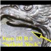 Image 6 : ***Auction Highlight*** 1904-p Rainbow Toned Vam 1B 'Spiked Neck' R5 Morgan Dollar 1 Graded Choice+ 