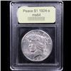 Image 4 : ***Auction Highlight*** 1924-s Peace Dollar $1 Graded Choice Unc By USCG (fc)