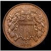 Image 2 : 1868 Two Cent Piece 2c Grades Choice AU