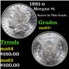 Image 1 : 1881-o Morgan Dollar $1 Grades Select+ Unc