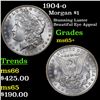 Image 1 : 1904-o Morgan Dollar $1 Grades GEM+ Unc