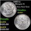 Image 1 : 1883-o Morgan Dollar $1 Grades Choice+ Unc