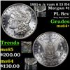 Image 1 : 1881-s /s vam 6 I3 R4 Morgan Dollar $1 Grades Choice+ Unc